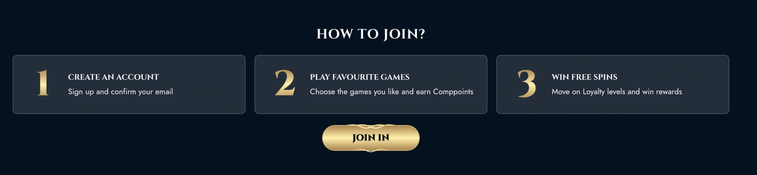 Welcome & Rewards — Bonuses, loyalty and cashback